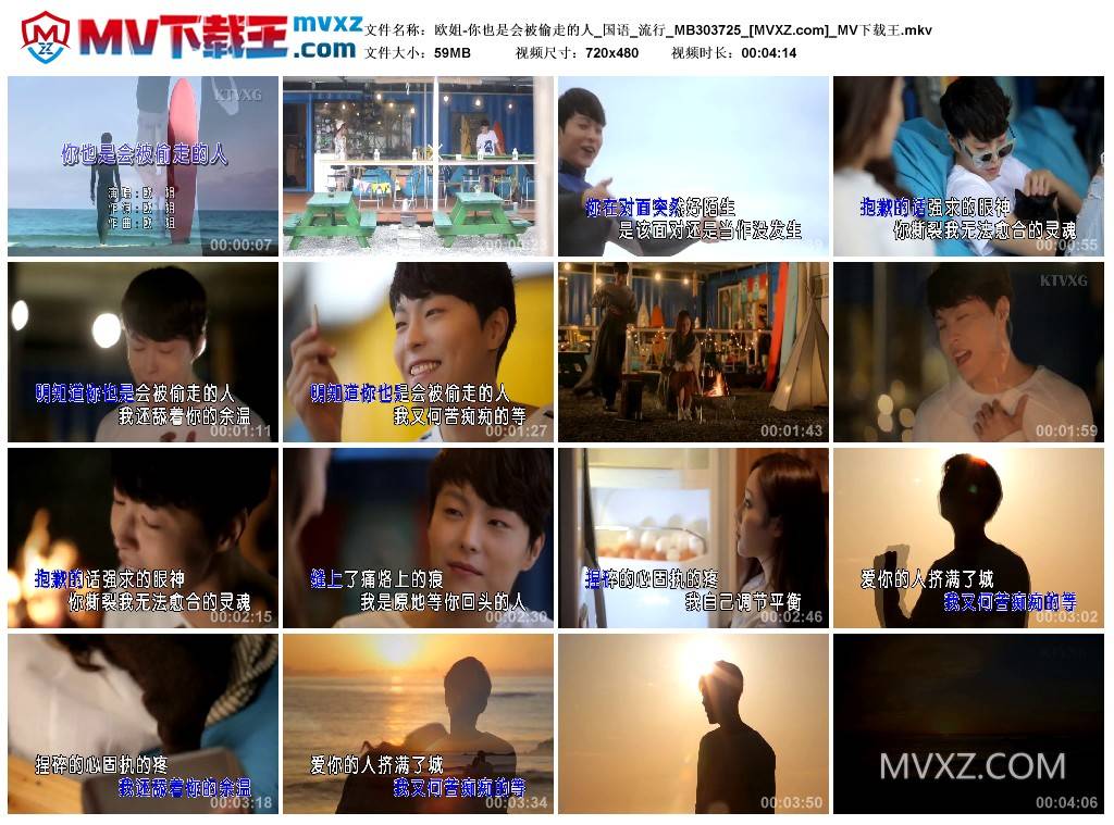 欧姐-你也是会被偷走的人_国语_流行_MB303725